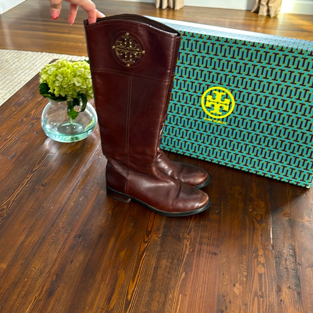 Tory Burch Riding Boots size 8.5